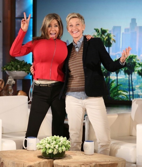 Jennifer Aniston a Ellen